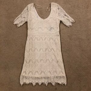 **SOLD**NWT Pins and Needles White/Cream Lace Dress